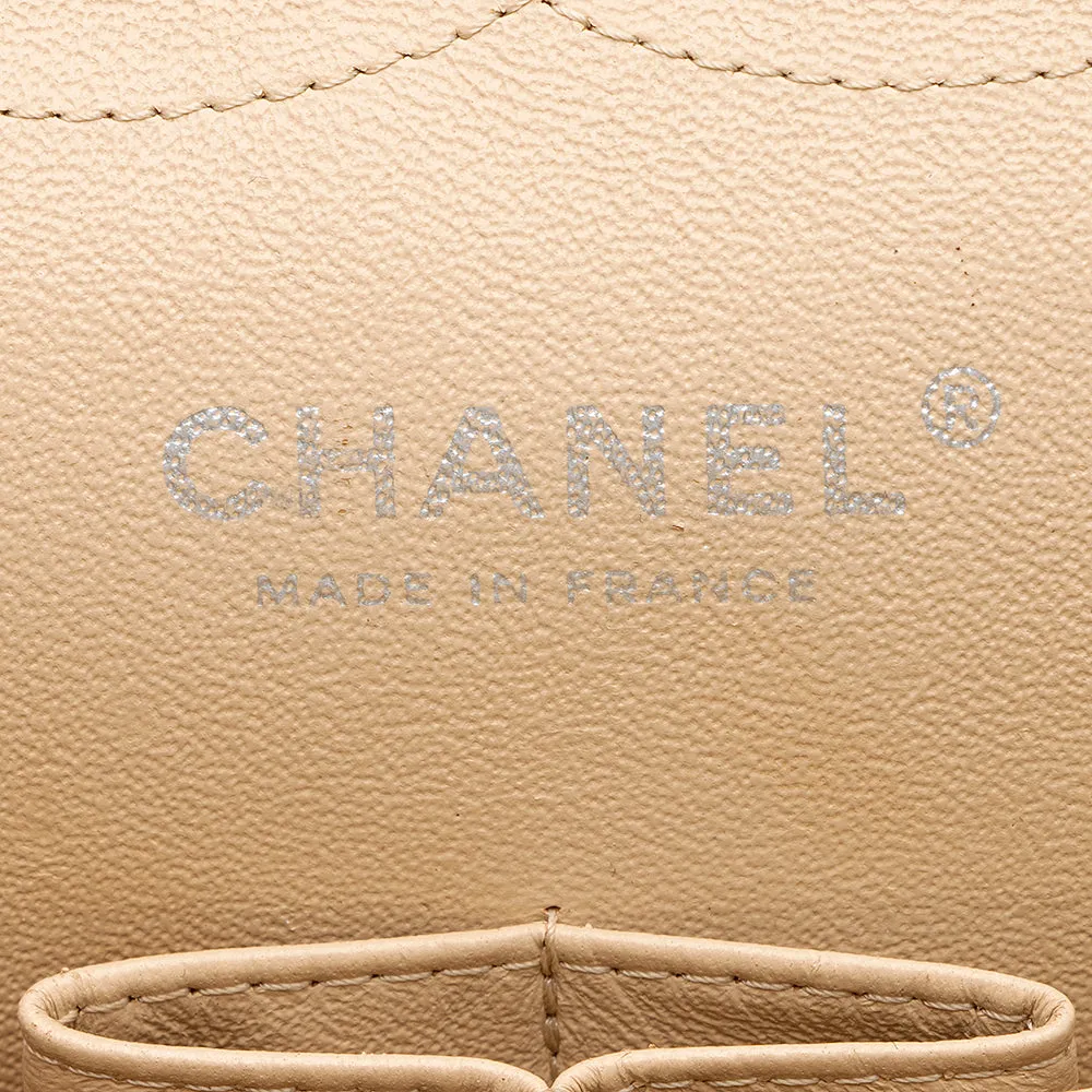 Chanel Lambskin Classic Jumbo Double Flap Bag (SHF-18599)