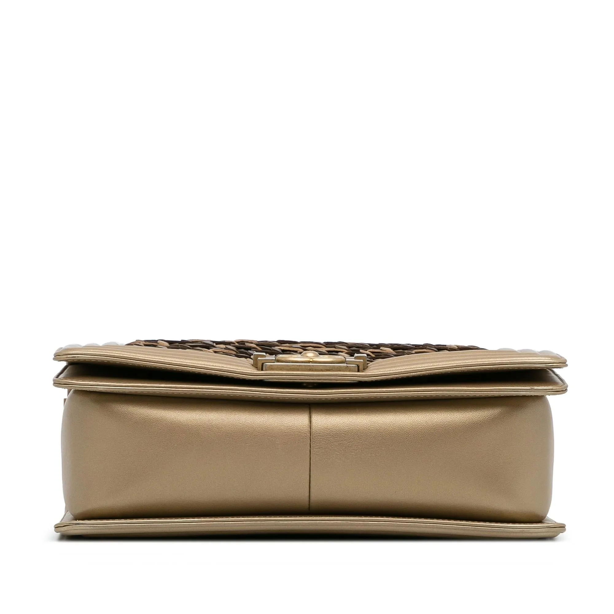 Chanel Medium Braided Lambskin Boy Flap (SHG-RBPUYt)
