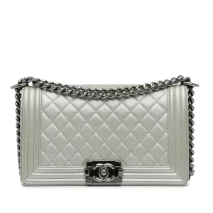 Chanel Medium Caviar Boy Flap Bag (SHG-ajMQXj)