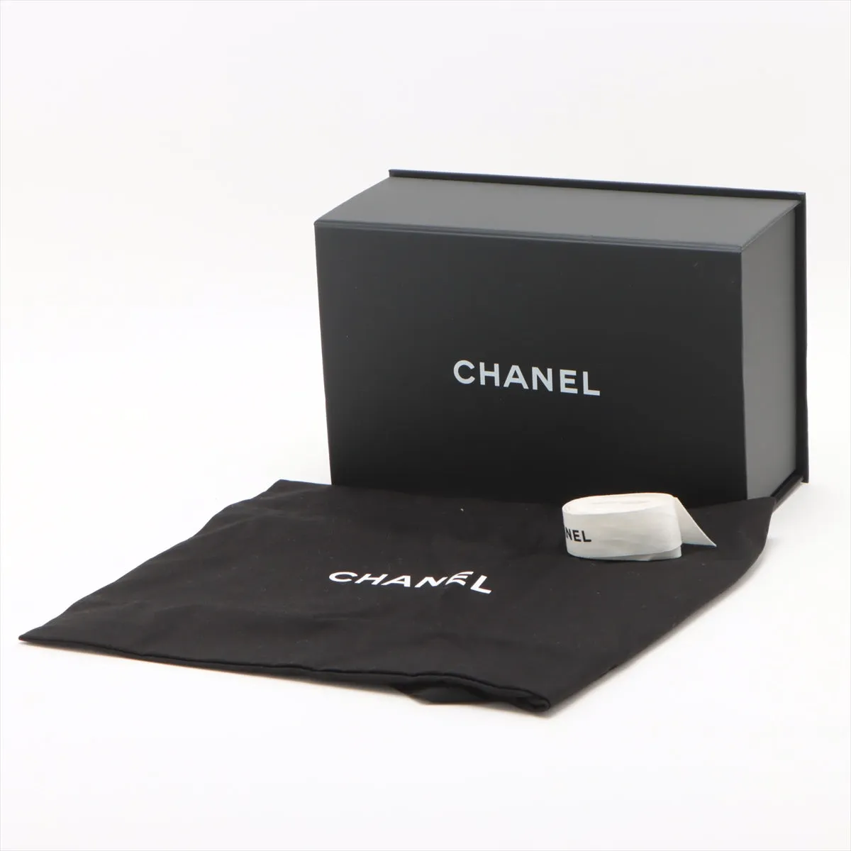 Chanel Minimatrasse 17  Single Chain Single Chain Bag Black Silver  A35200