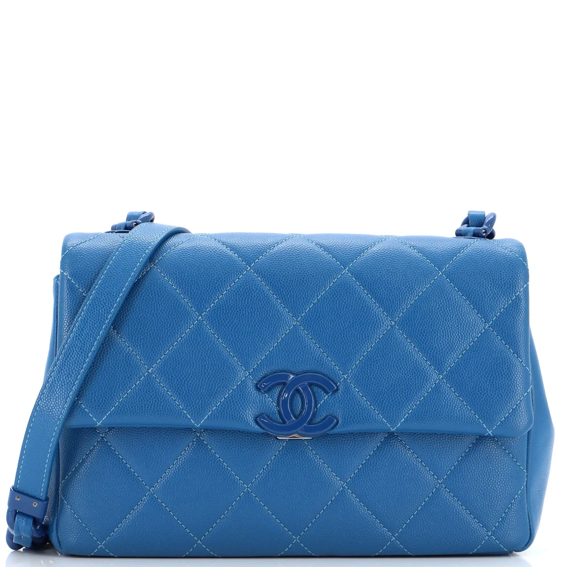 CHANEL My Everything Flap Bag Quilted Caviar Medium