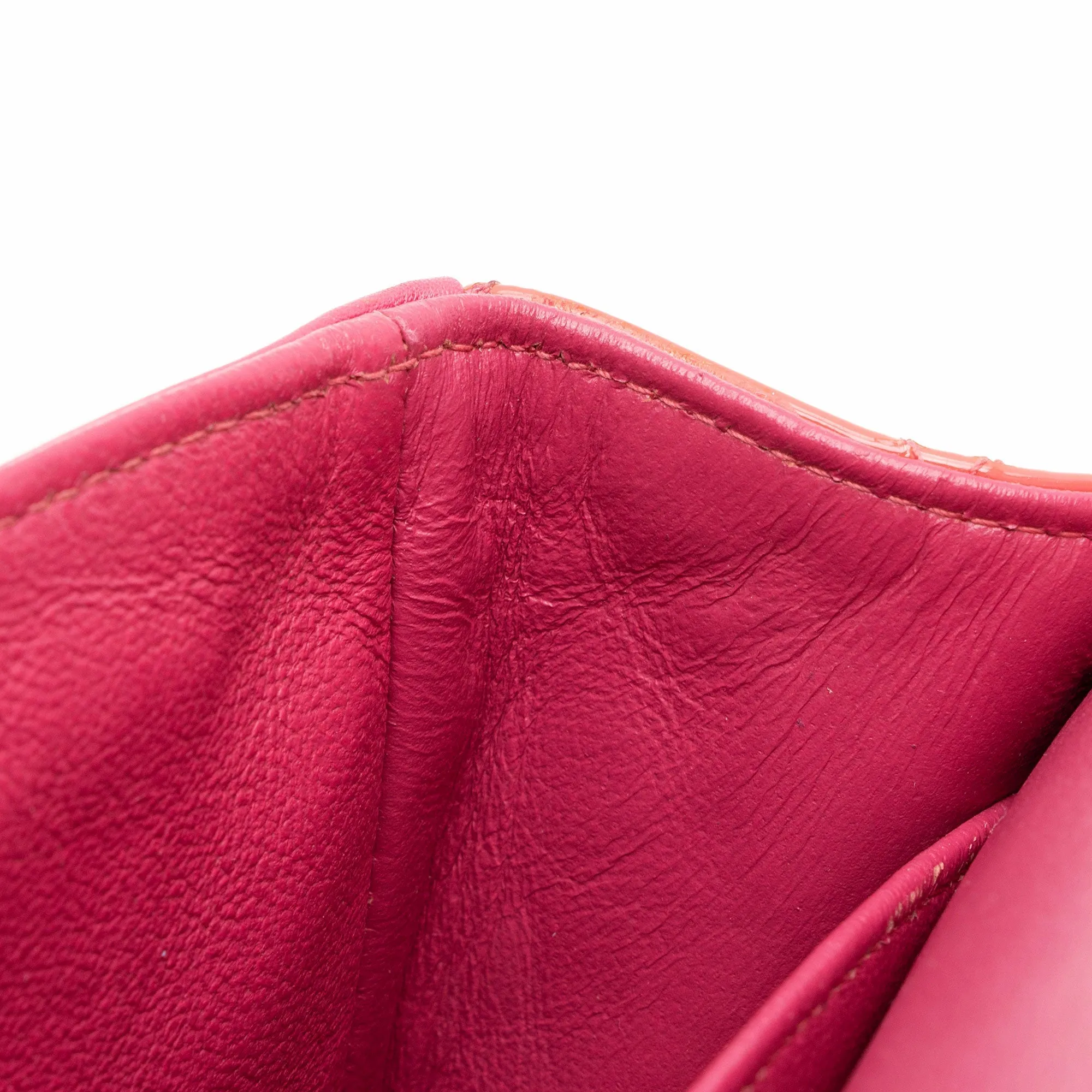 Chanel Patent Leather Classic Medium Double Flap Bag (SHF-4dhv1Q)