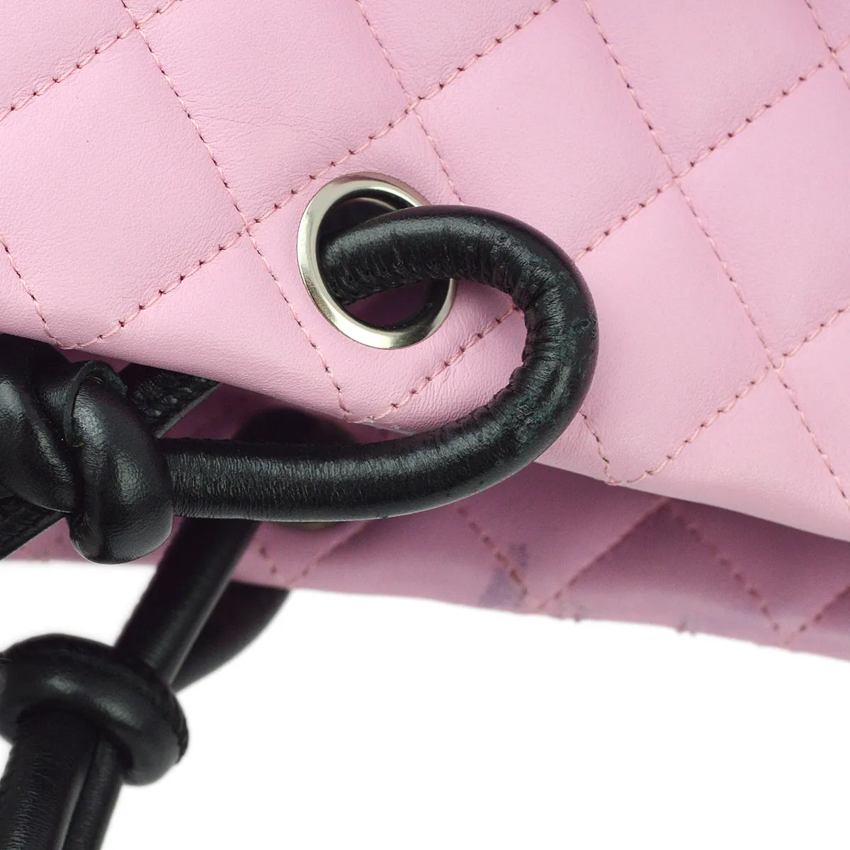 Chanel Pink Calfskin Cambon Ligne Tote Handbag