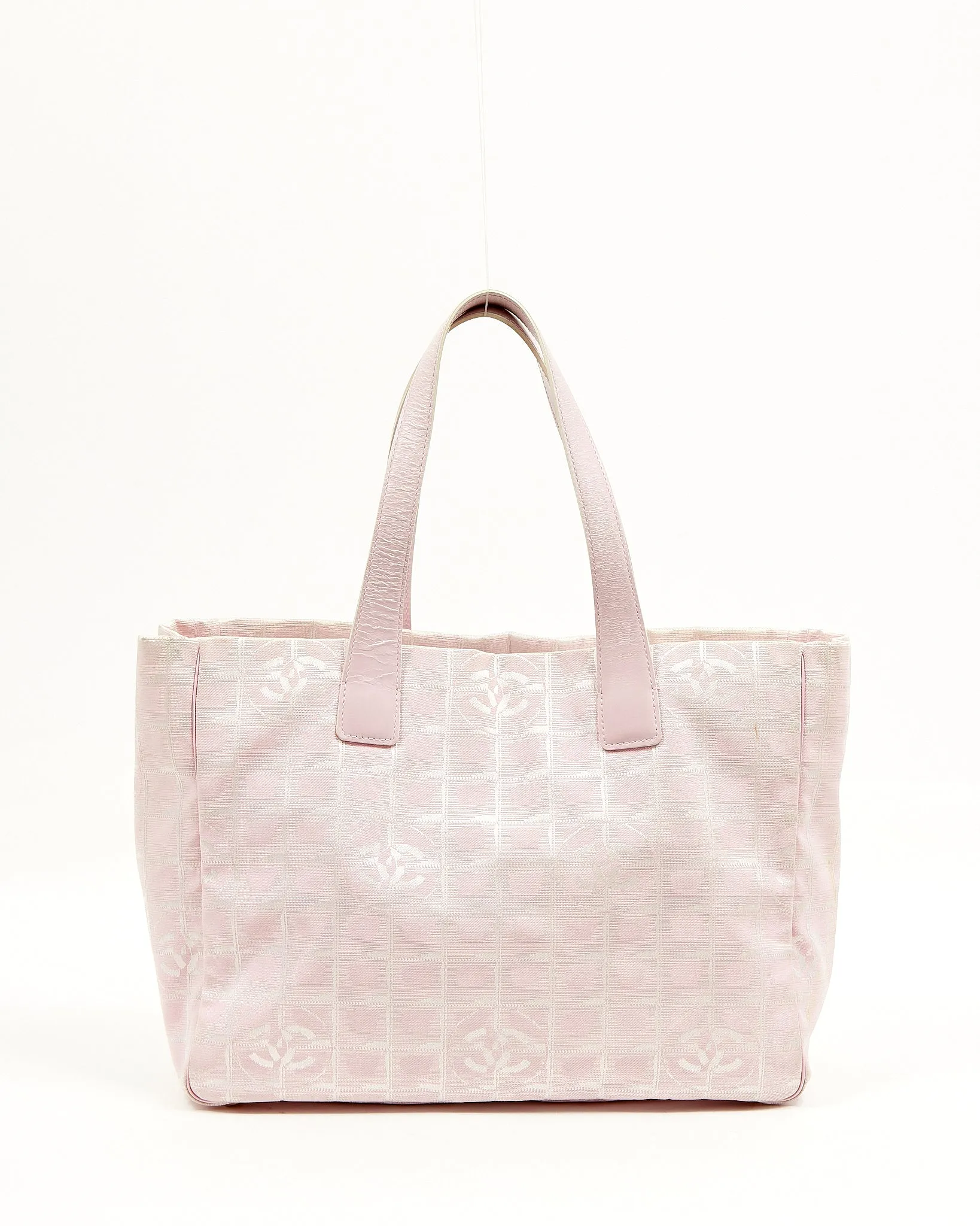 Chanel Pink Nylon New Travel Line Tote Bag