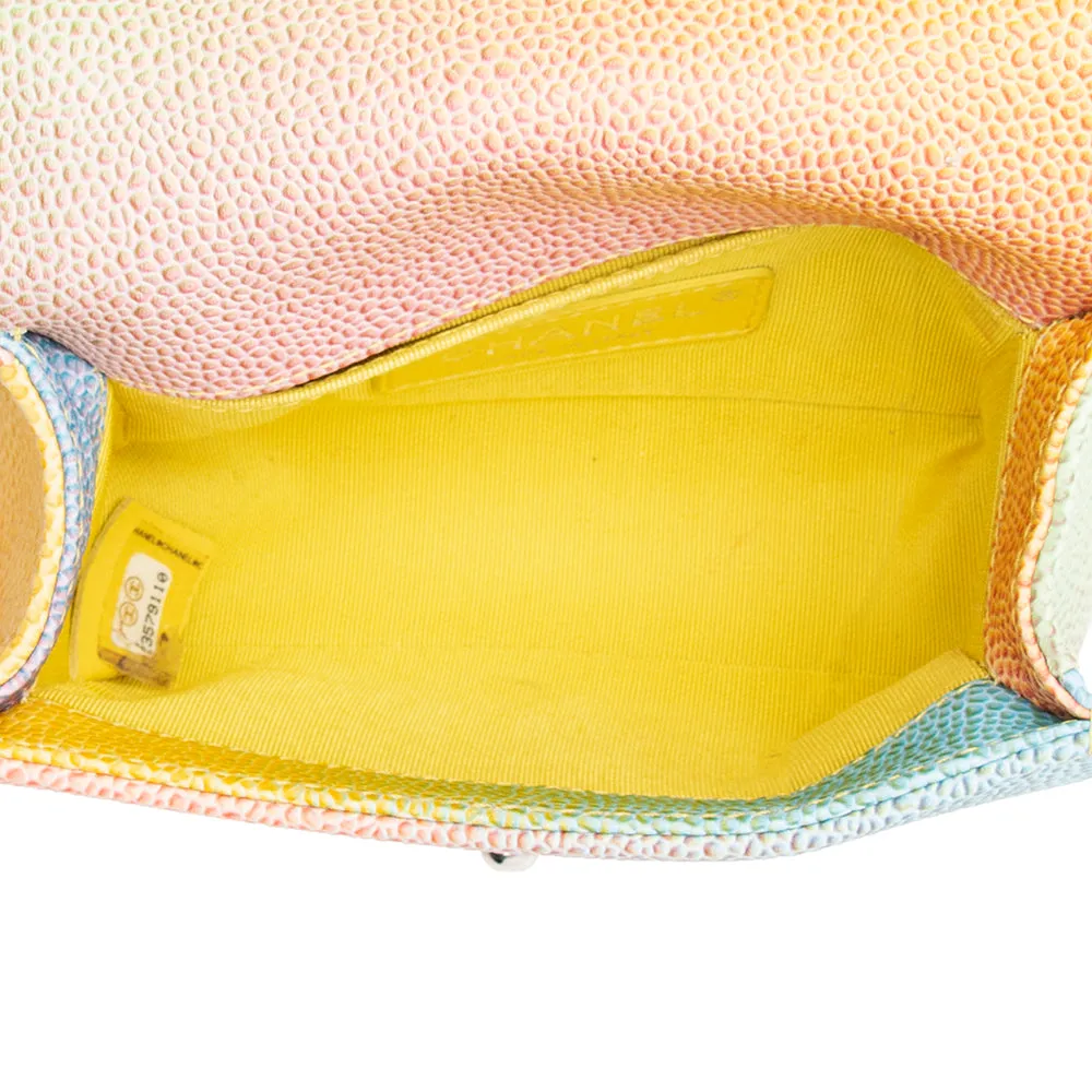 Chanel Quilted Caviar Leather Rainbow Paris-Cuba Mini Boy Bag - FINAL SALE (SHF-18995)