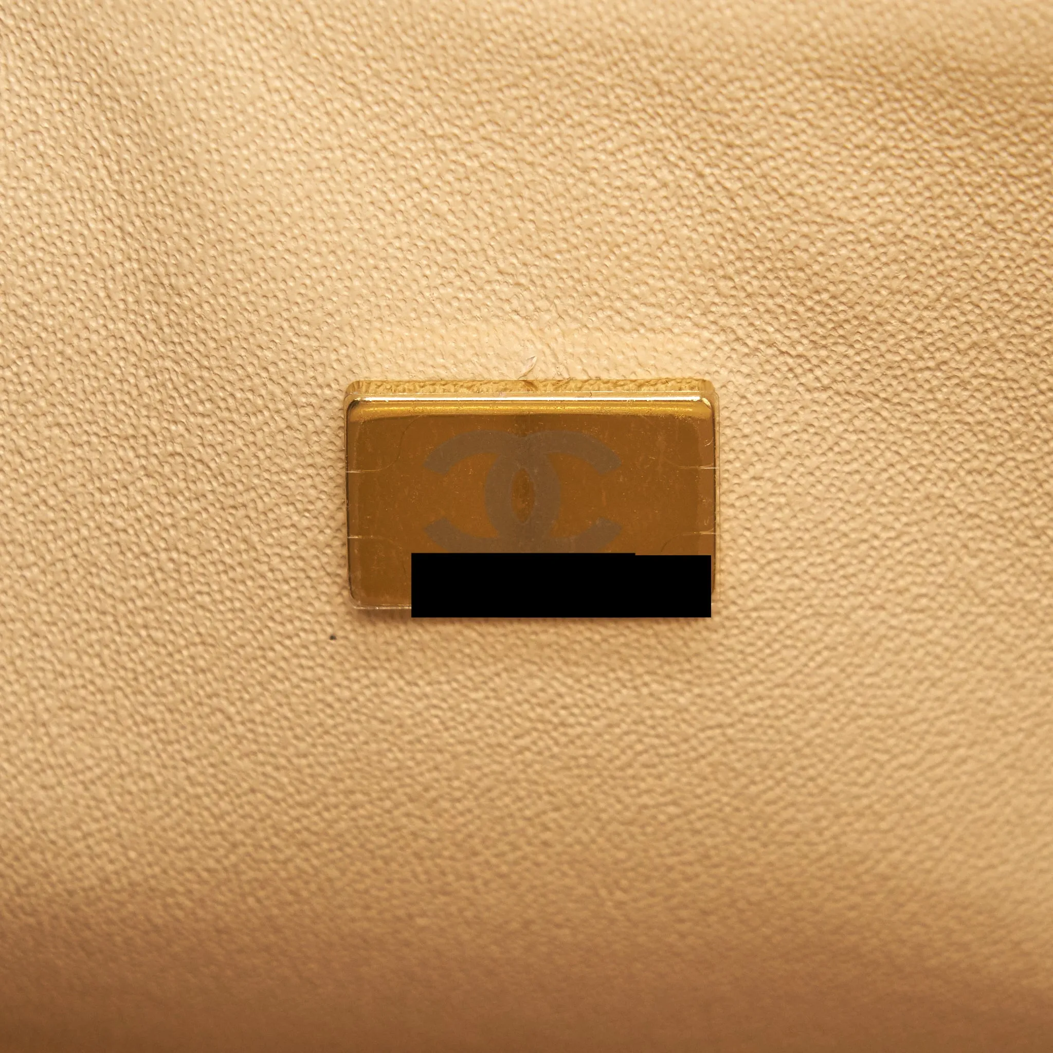 Chanel small classic double flap bag caviar beige GHW