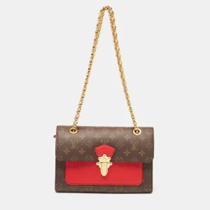 Cherry Monogram Canvas Victoire Bag