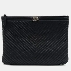Chevron Boy Clutch New Medium