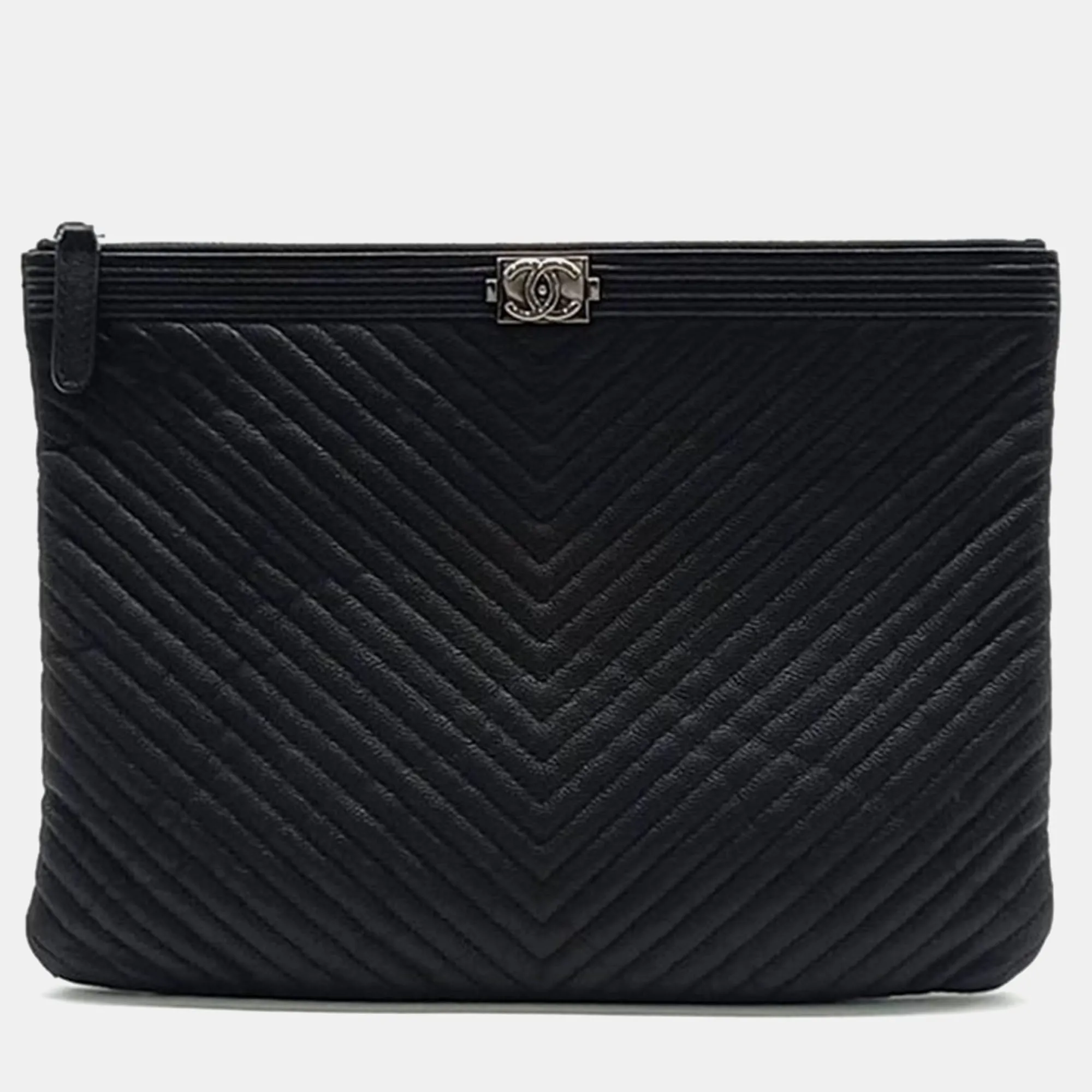 Chevron Boy Clutch New Medium