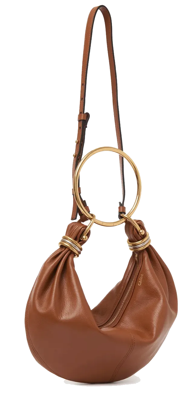 CHLOE SMALL HOBO BRACELET BAG CLAY BROWN