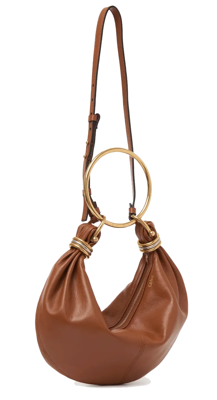 CHLOE SMALL HOBO BRACELET BAG CLAY BROWN