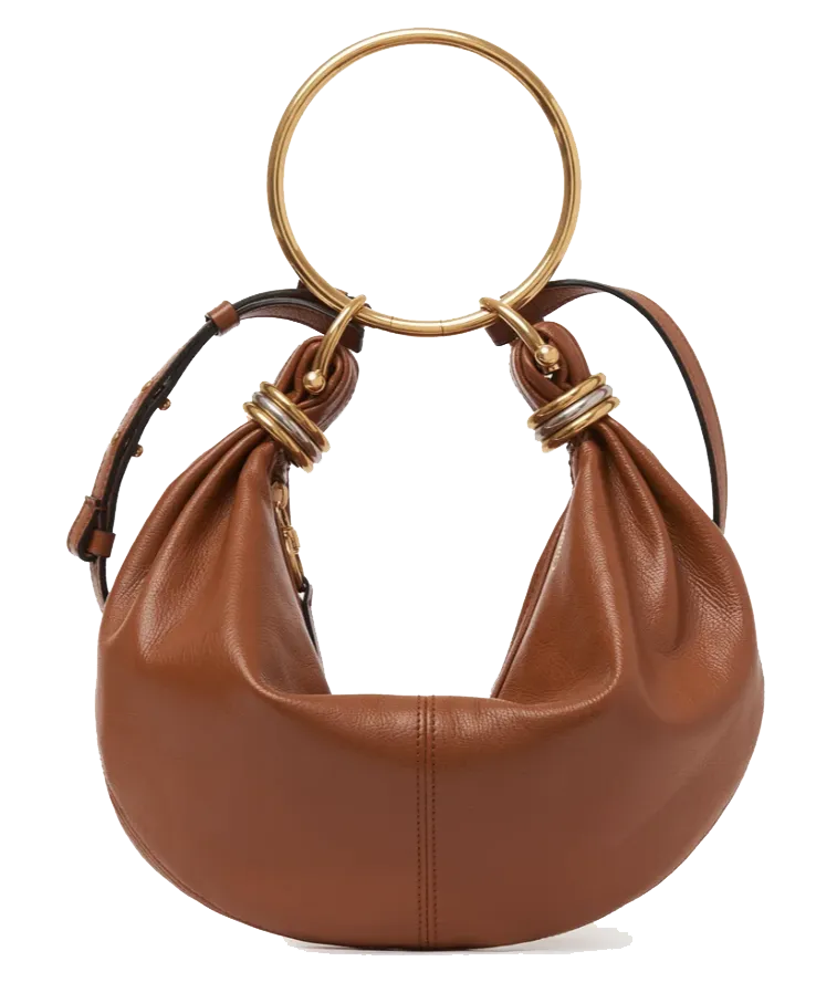 CHLOE SMALL HOBO BRACELET BAG CLAY BROWN