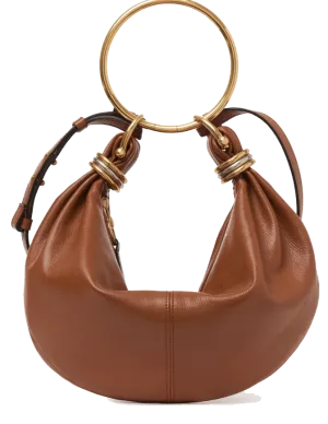 CHLOE SMALL HOBO BRACELET BAG CLAY BROWN