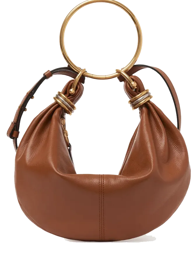 CHLOE SMALL HOBO BRACELET BAG CLAY BROWN