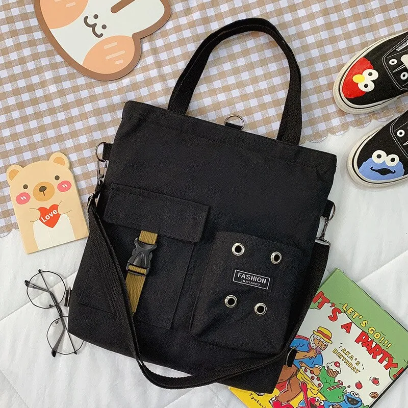 Christmas Gift Kawaii Cartoon Tote Bag Canvas Handbag Shopping Bag Super Cool Handbags Shoulder Bags for Girl Book Bags Bolsa Feminina Mochila