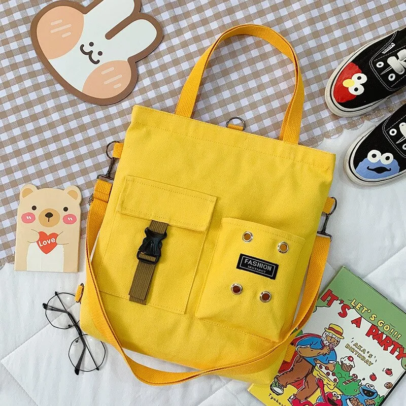 Christmas Gift Kawaii Cartoon Tote Bag Canvas Handbag Shopping Bag Super Cool Handbags Shoulder Bags for Girl Book Bags Bolsa Feminina Mochila
