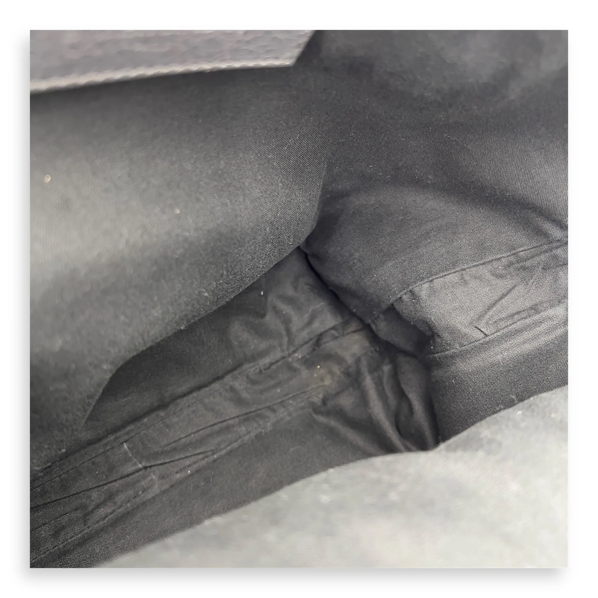 City Grey Messenger bag in Distressed Leather, Silver hardware