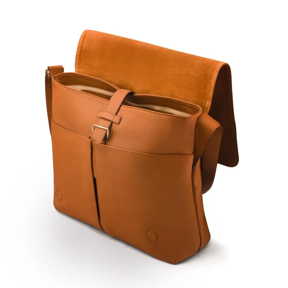 Classic Postman's Leather Messenger Bag - Tan Pebble Grain