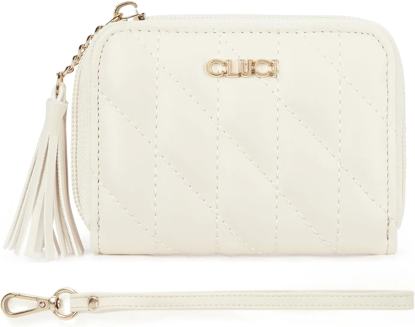 CLUCI Small Shoulder Bags Bundles with Small Quilted Wallet for Women