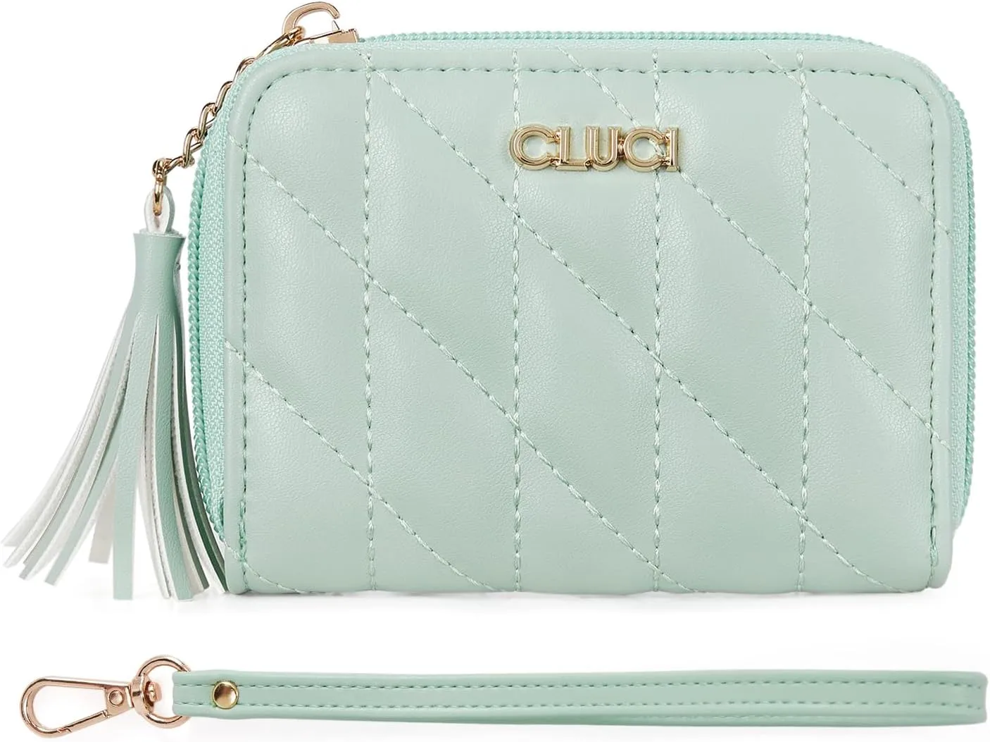 CLUCI Small Shoulder Bags Bundles with Small Quilted Wallet for Women