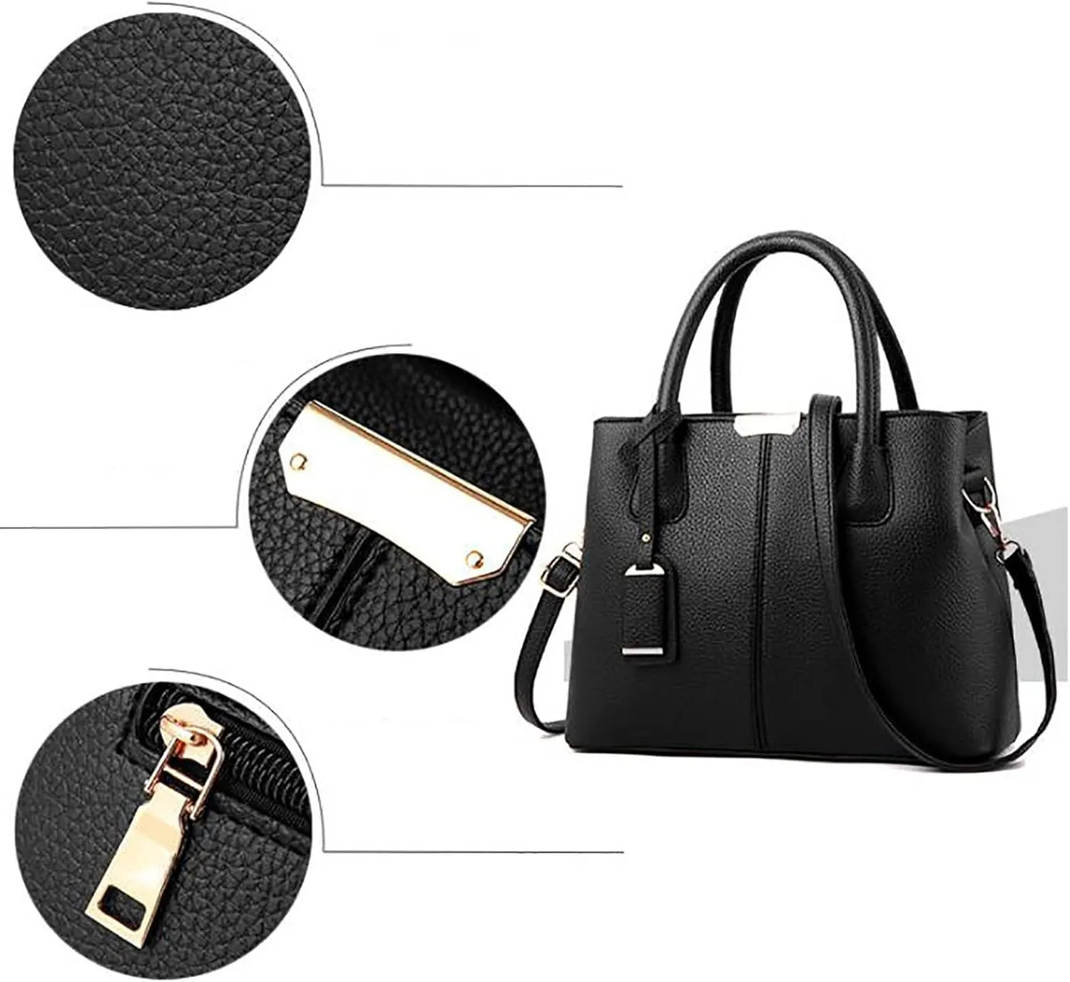 Clutch Purses for Women Formal Tote Bags and Wallets Set Shoulder Satchel Handbags Bucket Purse for Women