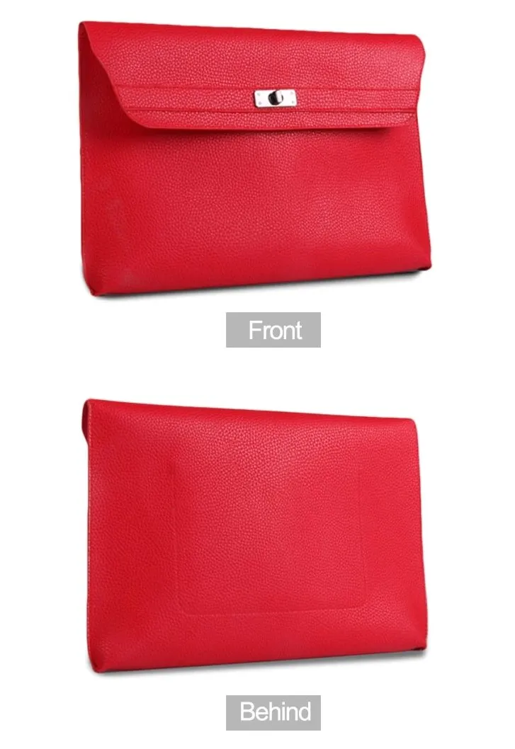 Clutches PU Leather Cross body Bags For Women's Envelope Clutch Purse