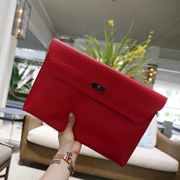 Clutches PU Leather Cross body Bags For Women's Envelope Clutch Purse