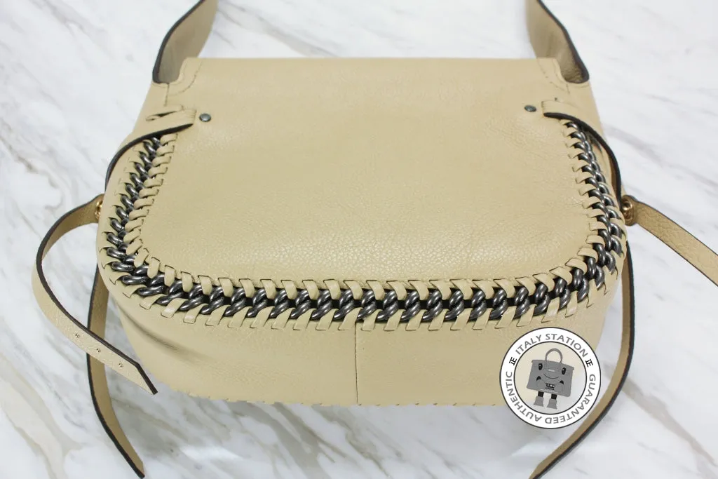 Coach 34397 Mini Dakotah Crossbody IN Whiplash Leather Nude Leather Messenger Bags Ghw