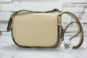 Coach 34397 Mini Dakotah Crossbody IN Whiplash Leather Nude Leather Messenger Bags Ghw
