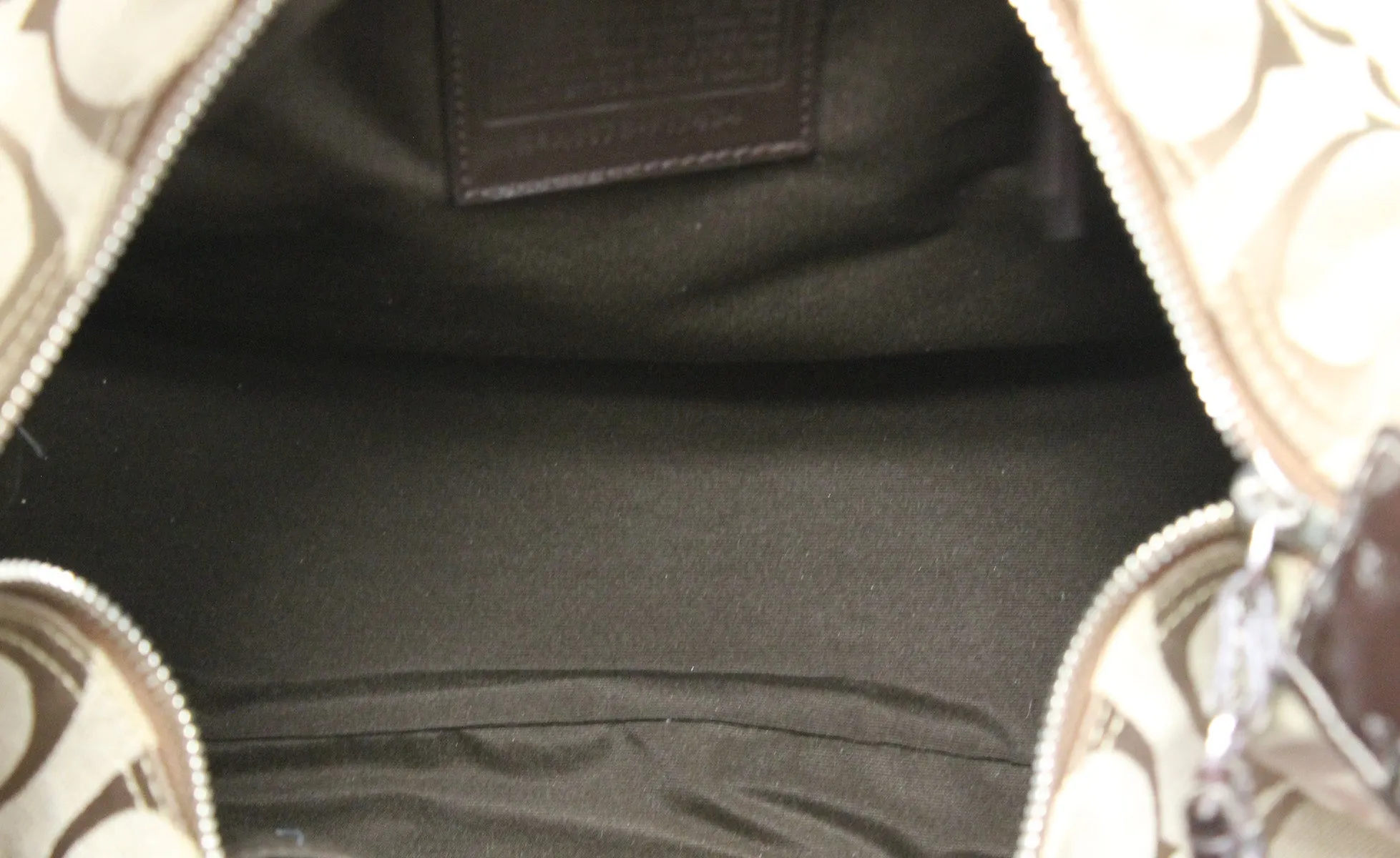 Coach Purse: 17434 Signature Stripe Hobo Bag
