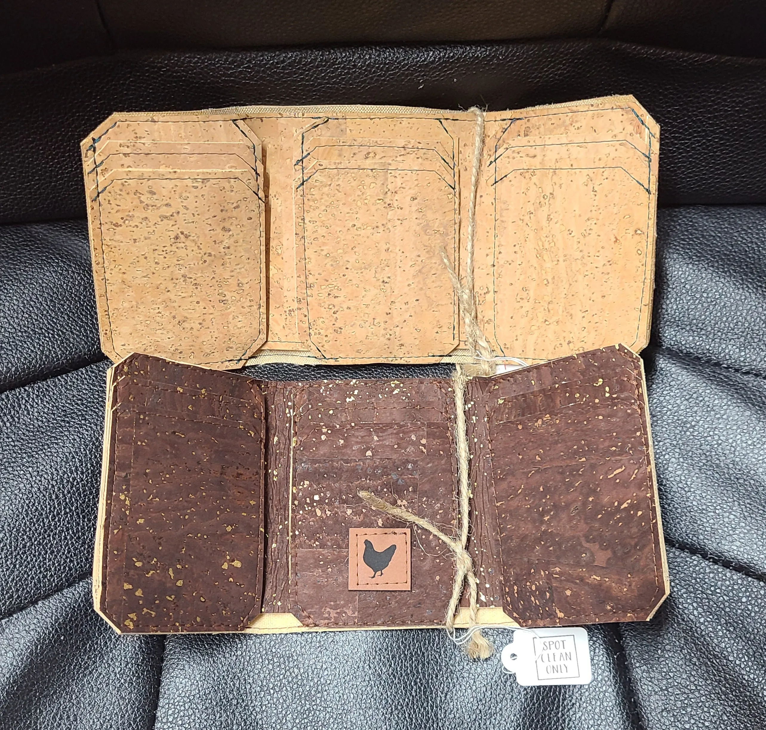 Cork Trifold Wallets