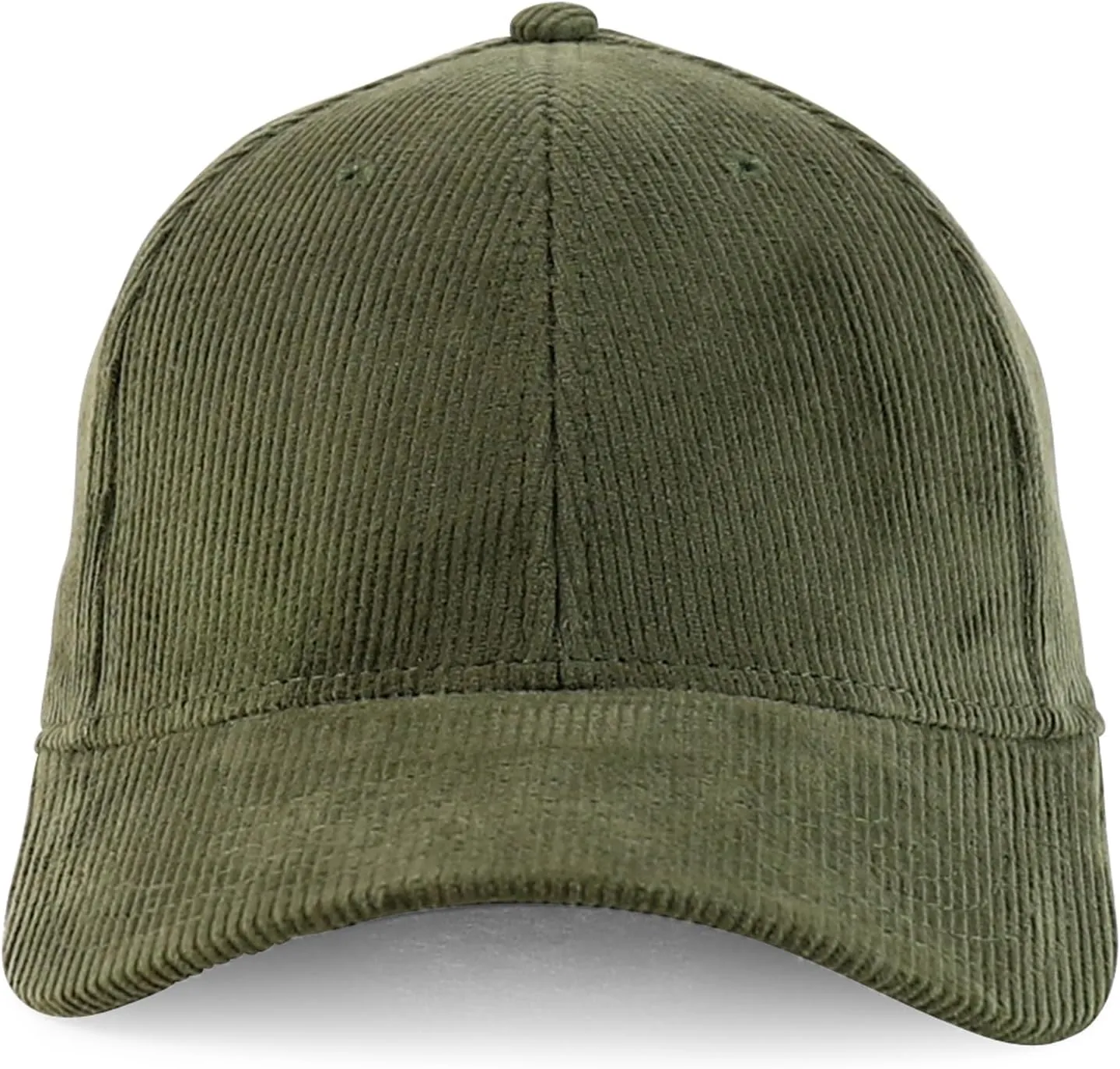Cotton Structured 6 Panel Corduroy Baseball Cap