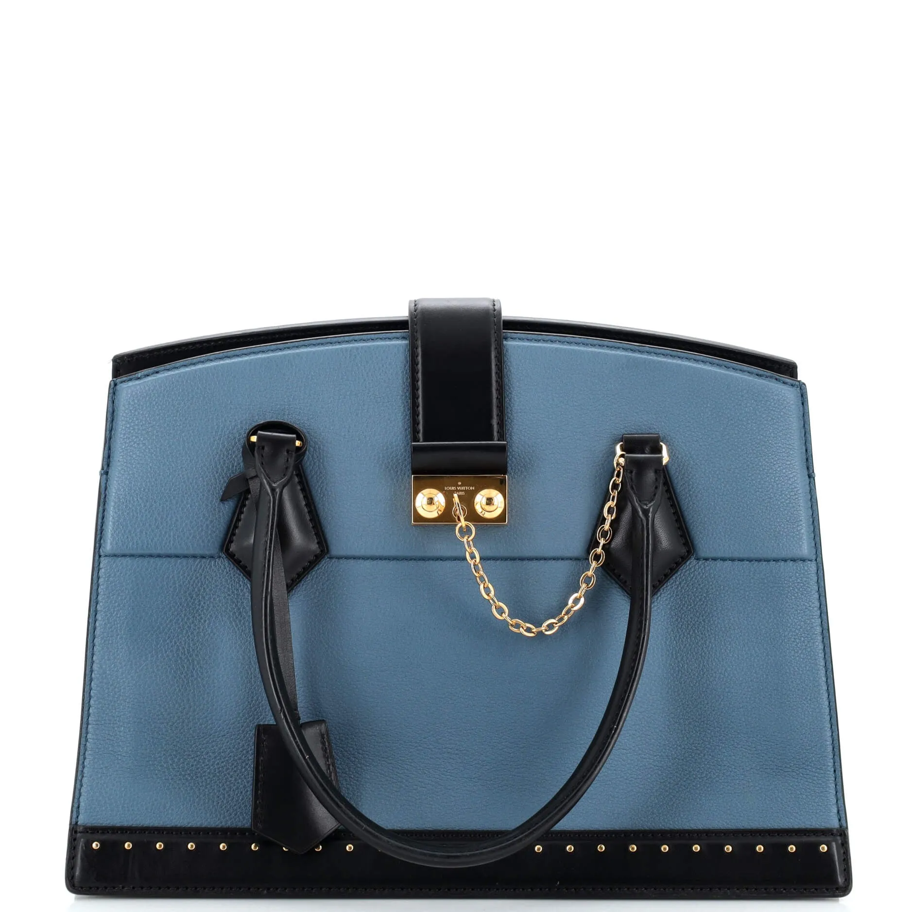 Cour Marly Handbag Leather with Studded Detail MM
