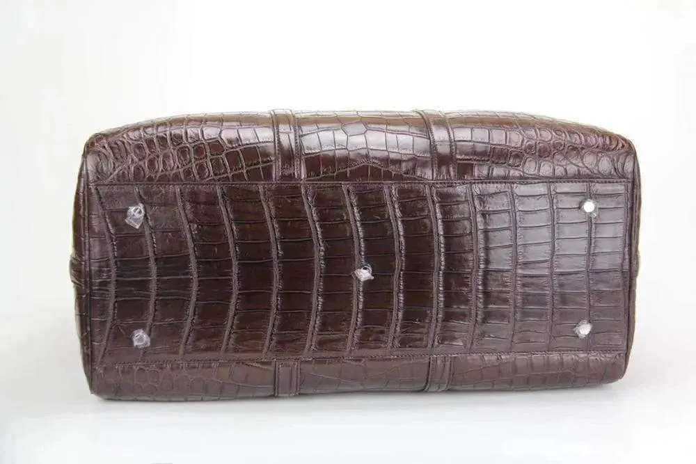 Crocodile Belly Small Super  Travel Duffel Bag