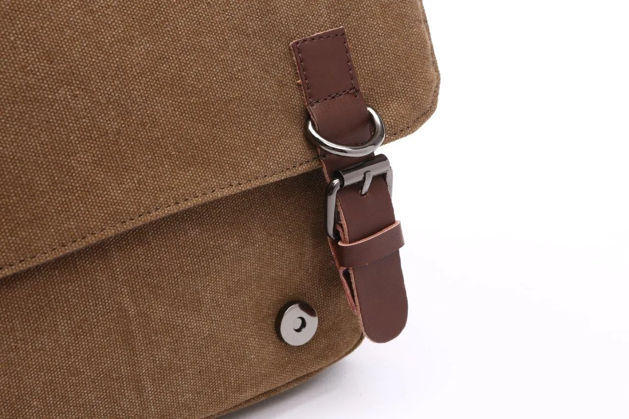 Crosstown Canvas Messenger Bag 15 inch