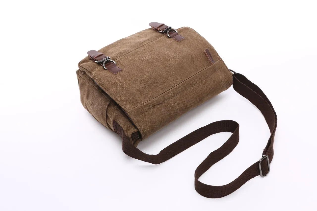 Crosstown Canvas Messenger Bag 15 inch