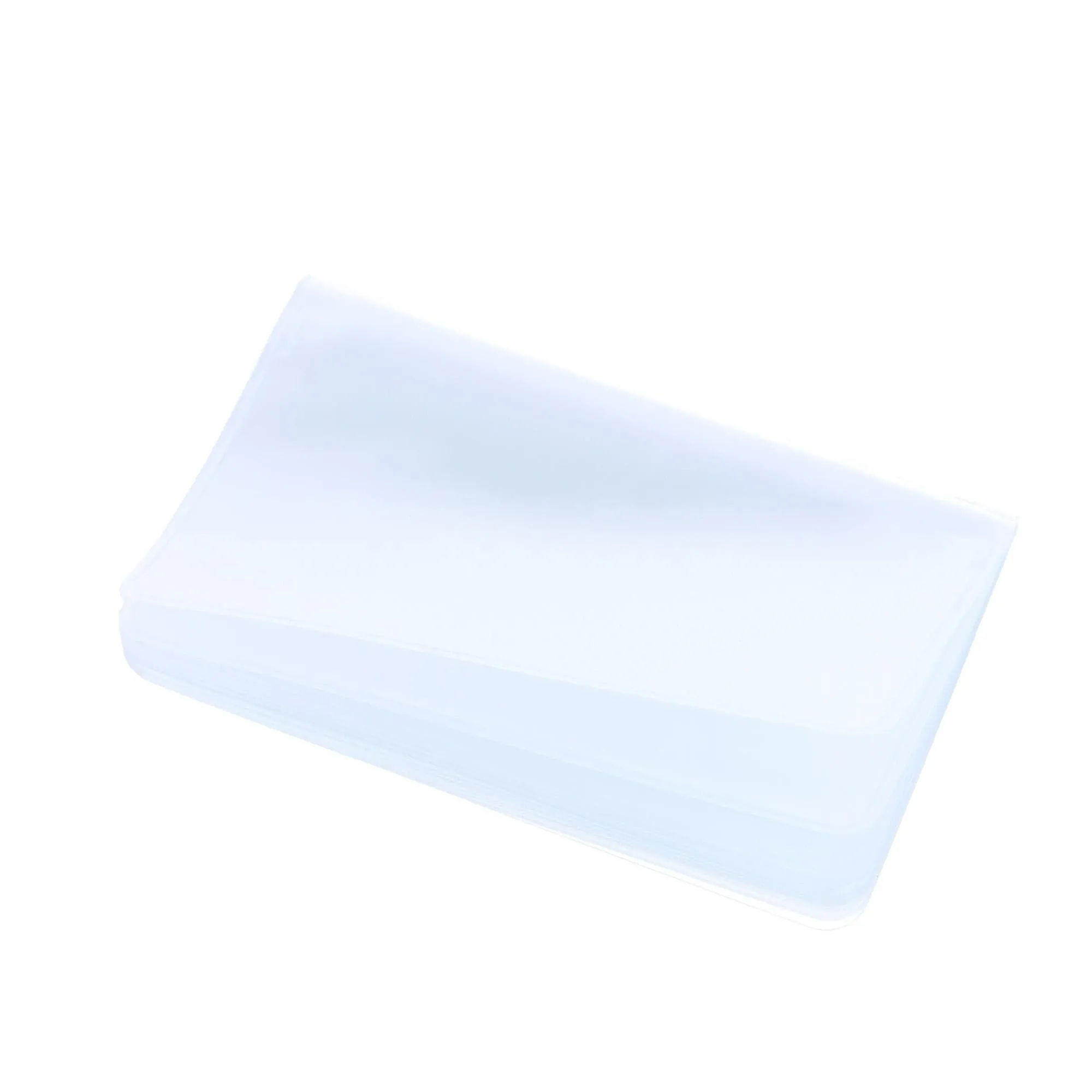 CTM® Vinyl Window Inserts for Vertical Bifold or Trifold Wallets (12 Sleeves)