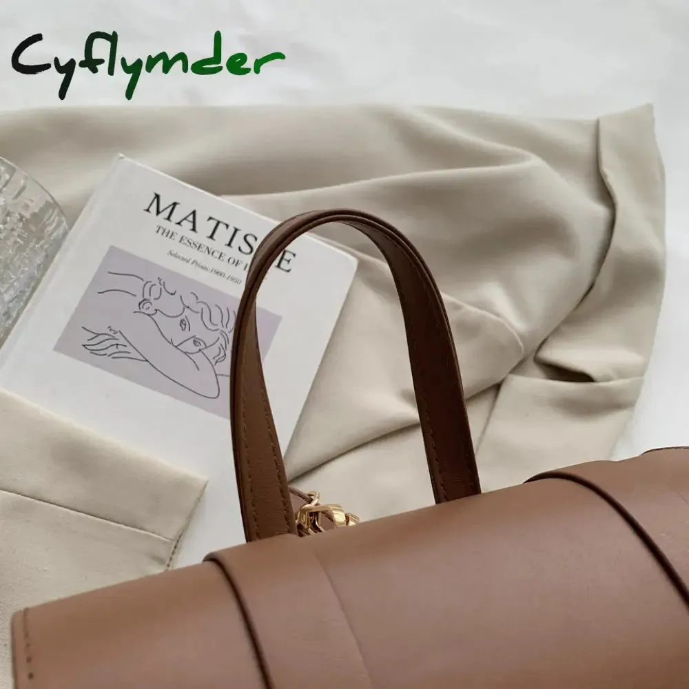 Cyflymder New Women Designer Backpacks High Quality Leather Travel Backpack Sac A Dos Small School Bags for Teenage Girls Female Back Pack