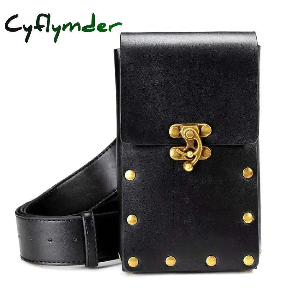 Cyflymder Steampunk Waist Leg Bags Women Men Victorian Style Holster Bag Motorcycle Thigh Hip Belt Packs Messenger Shoulder Bags