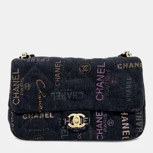 Denim Flap Bag