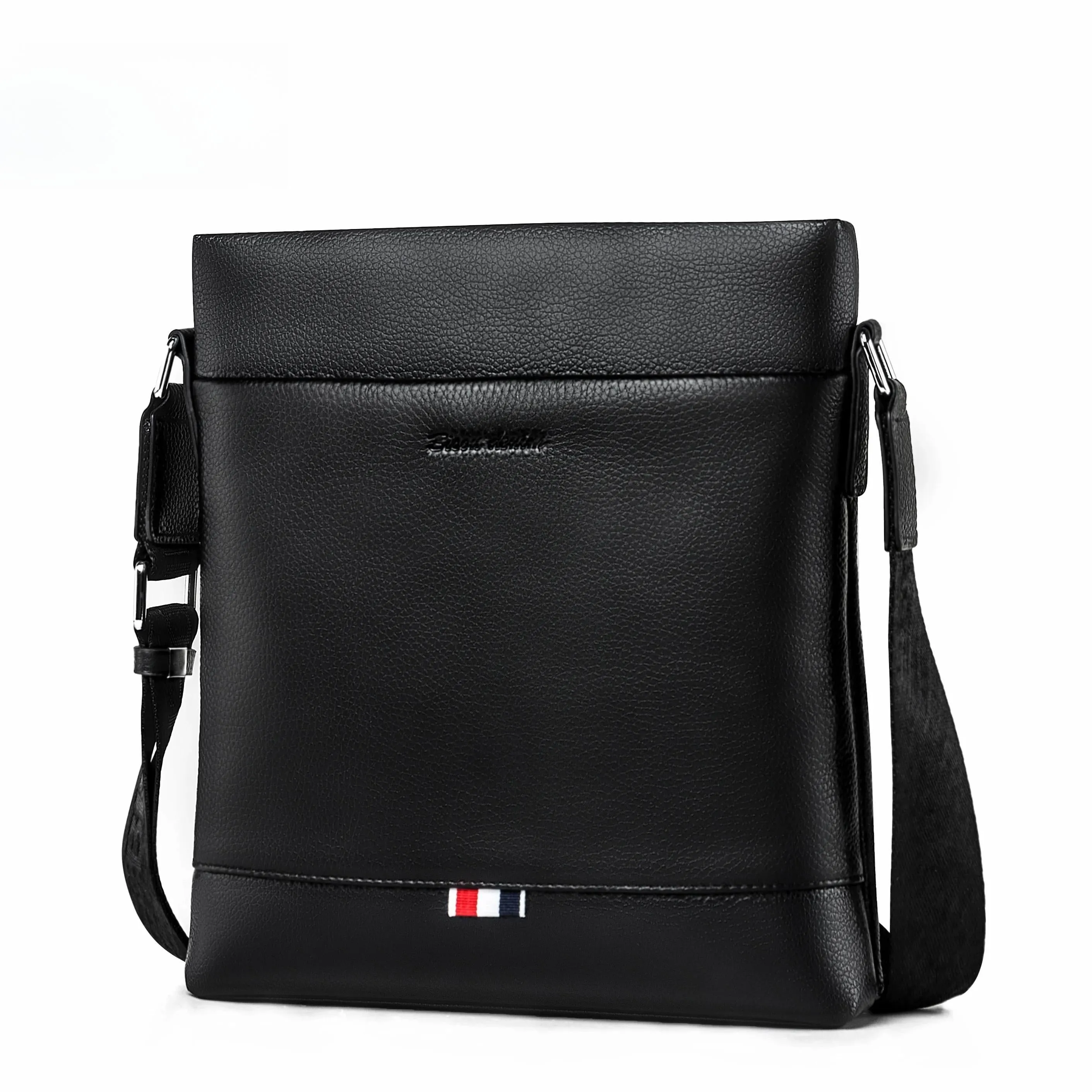 DENIM Genuine Leather Men Shoulder Bag High Quality Cowhide Crossbody Bag