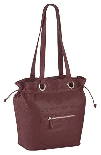 Diaz Faux Leather Hobo Shoulder Bag