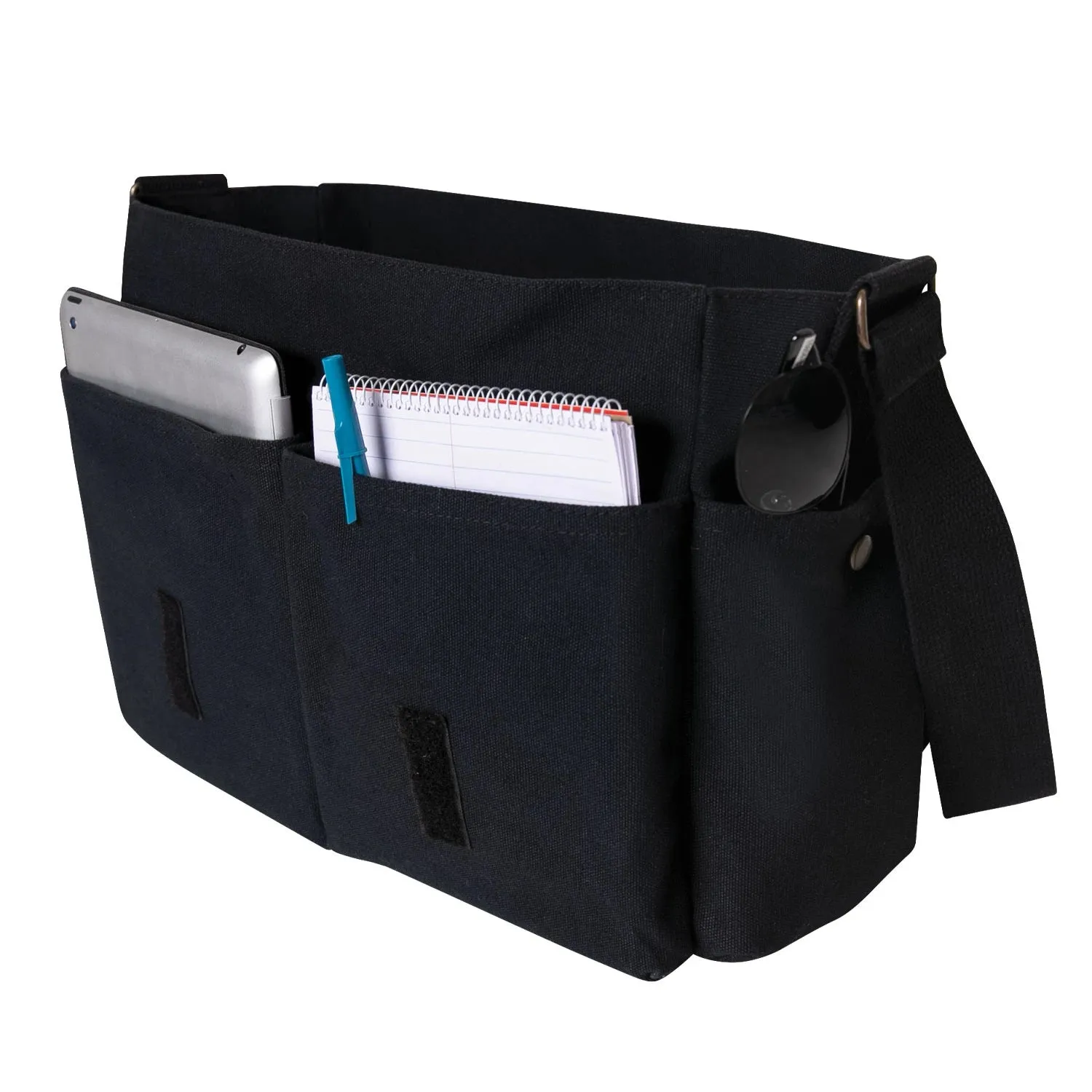 Distressed U.S. Flag Canvas Messenger Bag