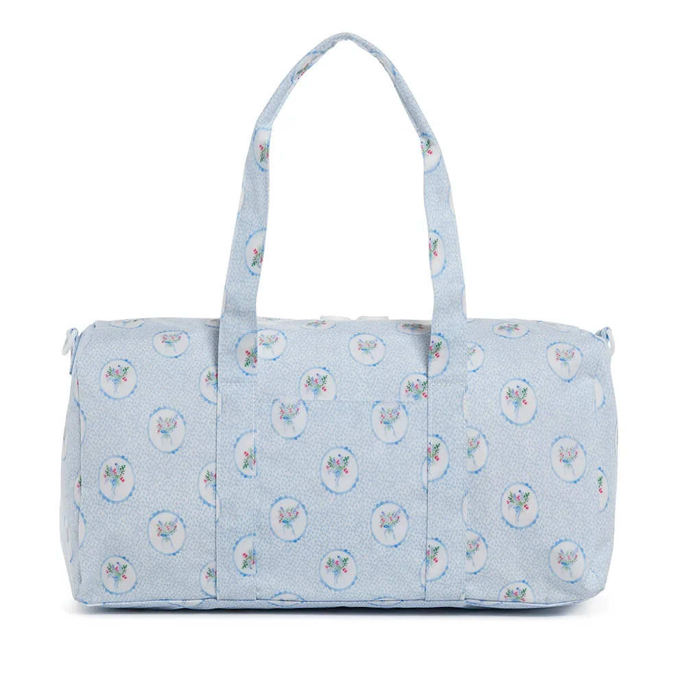 Duffel - Weekender - Medallion Floral Blue