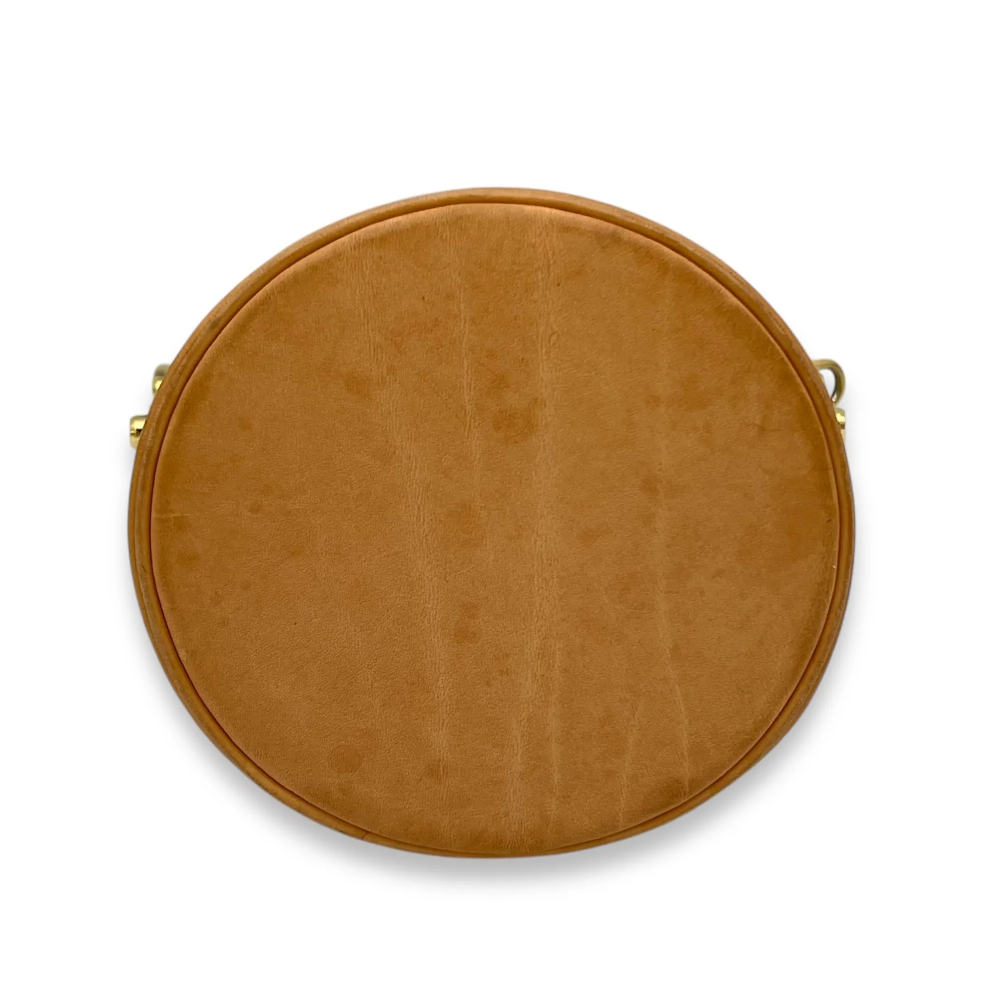 Duffle Brown Top Handle Bag in Monogram Coated Canvas, Gold hardware