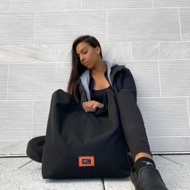Earth Bag Hobo, Black (Recycled Plastic Bottle Series)