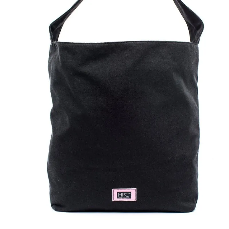 Earth Bag Hobo, Black (Recycled Plastic Bottle Series)