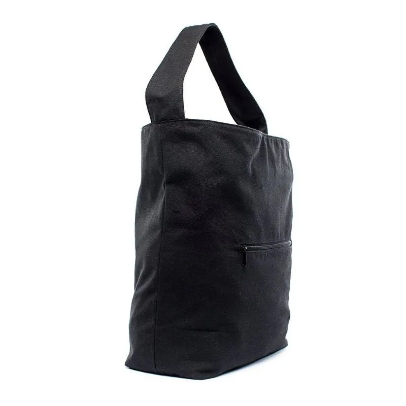 Earth Bag Hobo, Black (Recycled Plastic Bottle Series)