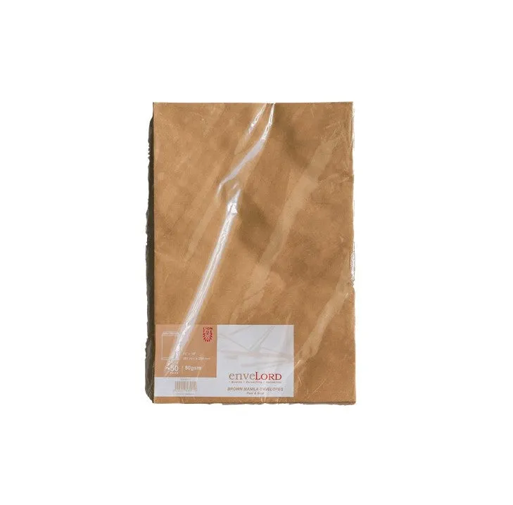 Economy 80gsm Brown Kraft Envelope Various Size