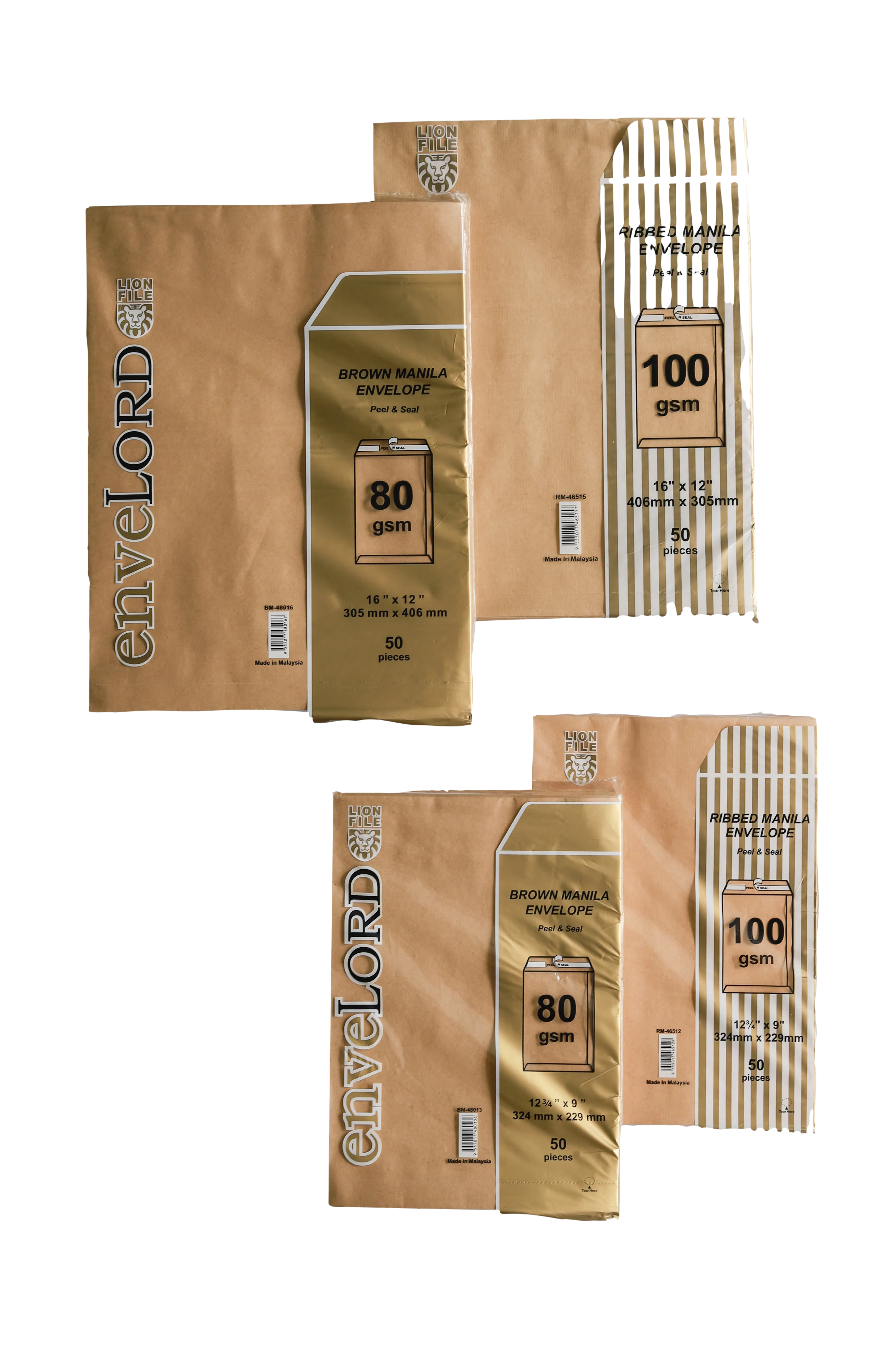 Economy 80gsm Brown Kraft Envelope Various Size